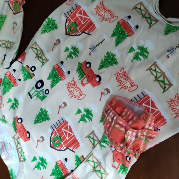 Christmas romper 12/18m Christmas truck - Picture 4 of 4